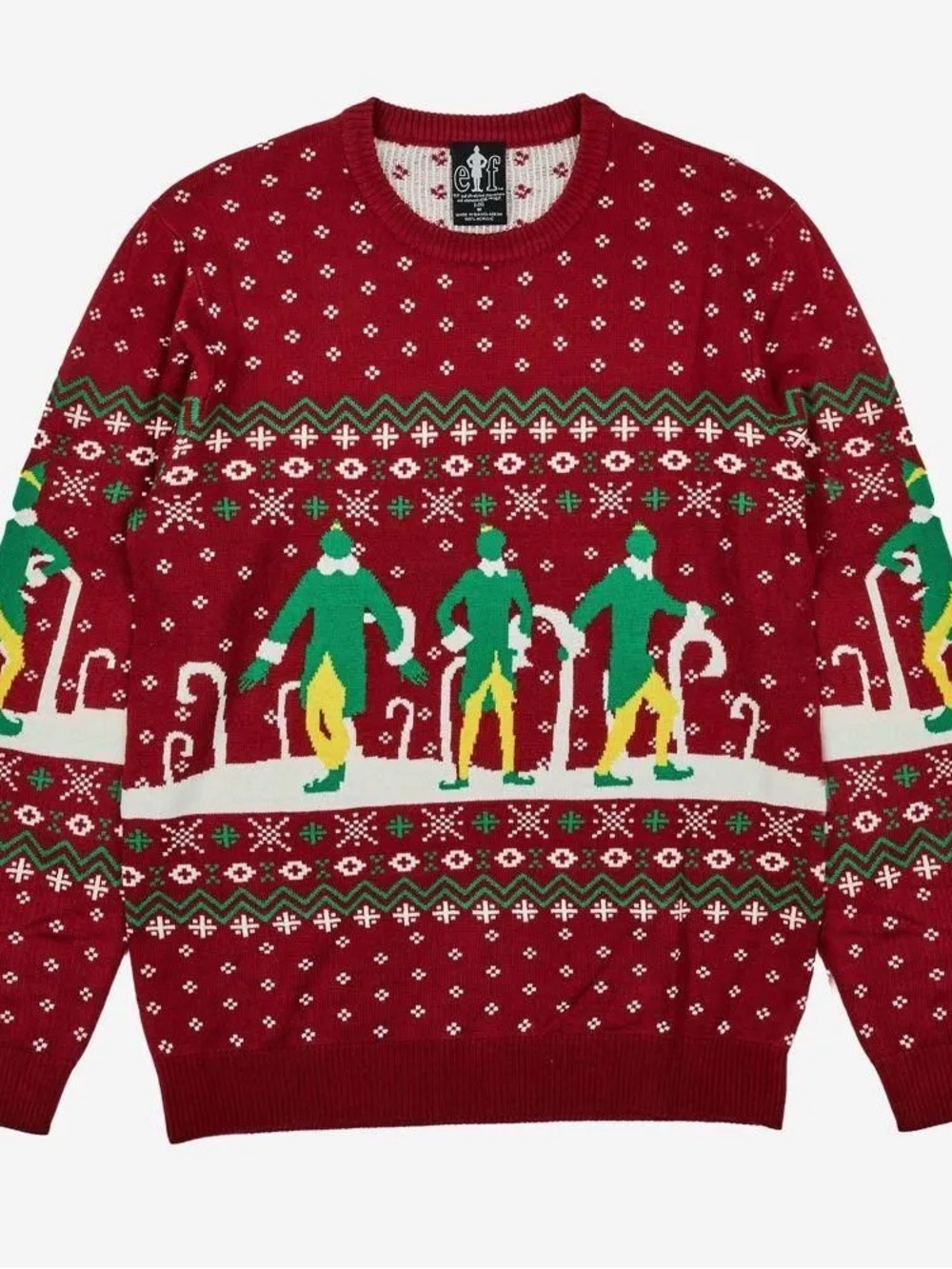 New Without Tags Elf Movie Ugly Christmas Sweater